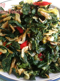 Foto resep Tumis Kering Daun Singkong Rebon