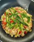 Eatclean: Trứng Chiên Nấm Kim Châm & Cà Chua