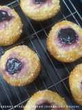Blueberry Streusel Bread (Tanpa Ulen - Overnight Dough)