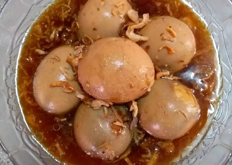 Resep Semur telur Anti Gagal