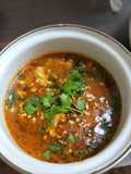 Marinated curd paneer capsicum gravy