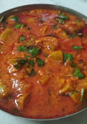 A picture of Tar kakdi ki sabji 😋😋.