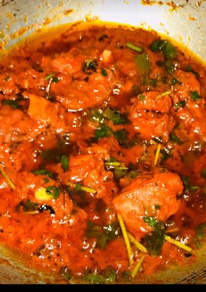 A picture of Kaju chicken.