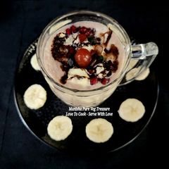 Banana Nutella Ice cream Smoothie A picture of Banana Nutella Ice cream Smoothie.