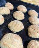 Galletitas de limón sin balanza y batidora