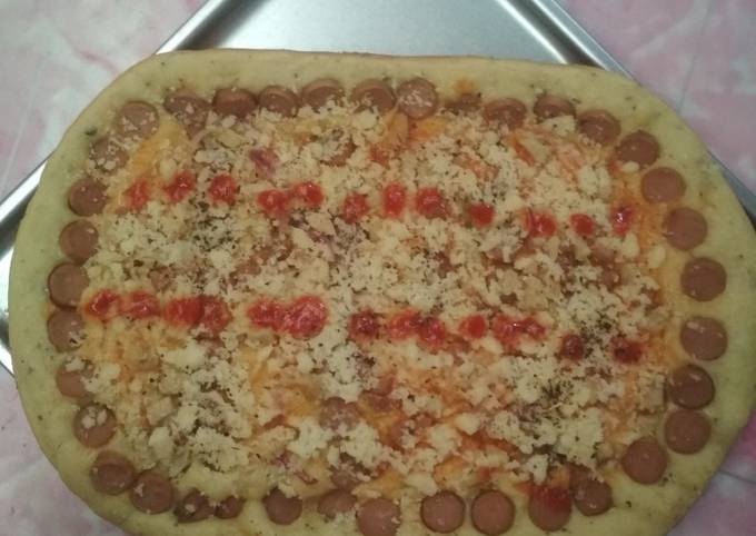 Langkah Mudah untuk Membuat Pizza rumahan enak yang Enak Banget