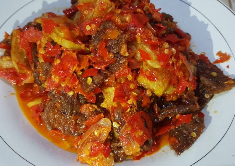 Anti Ribet, Bikin Dendeng Balado Enak Terbaru