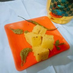 A picture of Yummy Dhokla.
