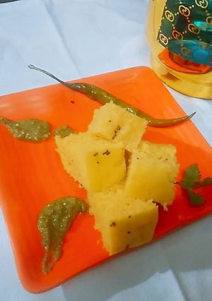 A picture of Yummy Dhokla.