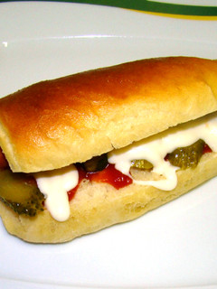 Hot-dog kifli recept fotója