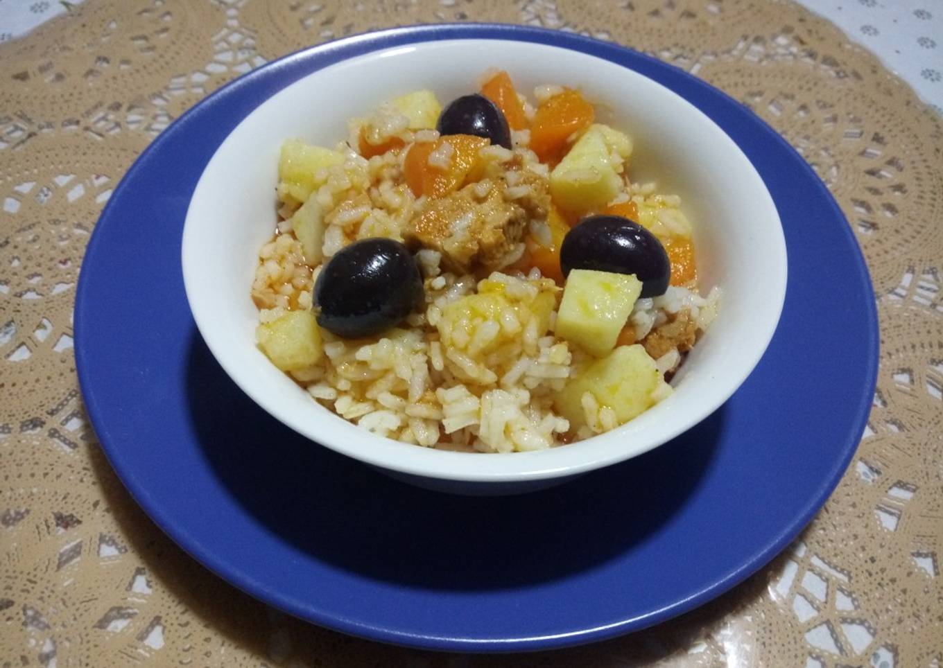 Salade de riz aux thon a la tomate 🍴