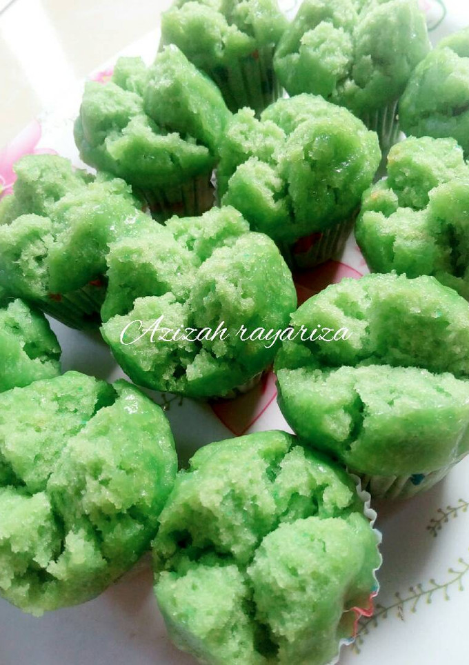 Foto resep Bolu kukus pandan