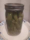 Pickled Okra the blanching method