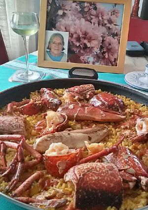 Una foto de Arroz de bogavante como a mi madre le gustaba