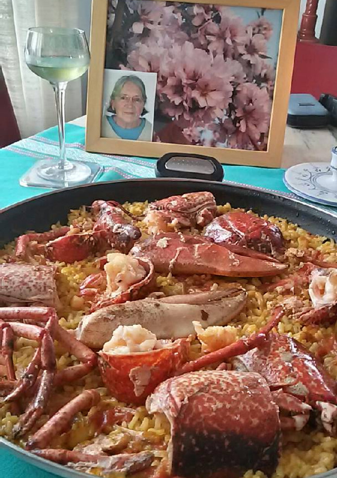 Una foto de Arroz de bogavante como a mi madre le gustaba