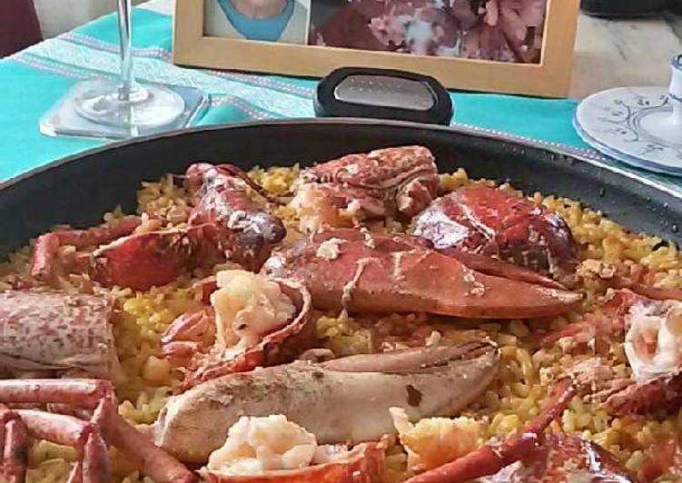 Arroz de bogavante como a mi madre le gustaba