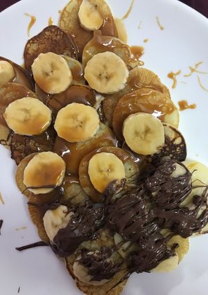 صورة لوصفة بان كيك لذيذ 😋❤️