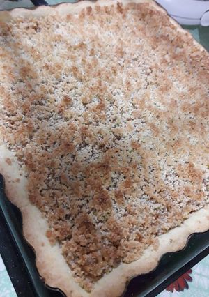Una foto de Tarta de coco y dulce de leche