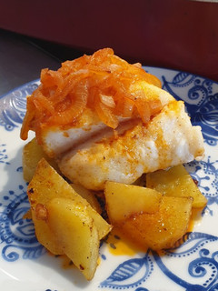 Una foto de Bacalao a la portuguesa