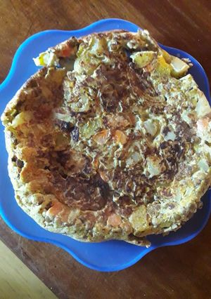 Una foto de Tortilla reciclada