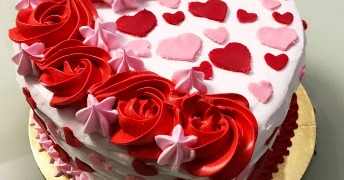 Heart Shaped Cake - JaffnaLove.com