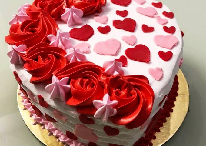 Red Heart Cake - Anniversary Cakes - Cakes ::-hdcinema.vn