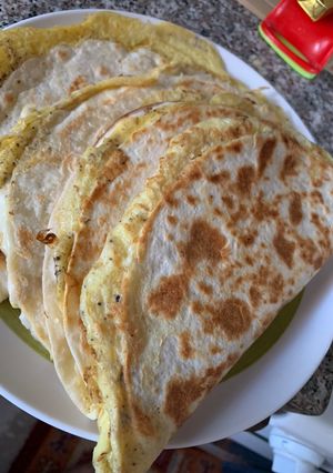 صورة لوصفة تورتيلا للفطور 🤤