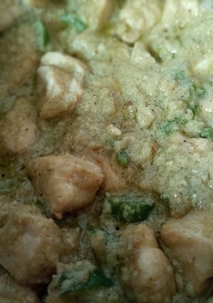 A picture of White Chicken Handi | Bye 2021 welcome 2022.