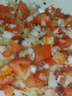 Una foto de Ensalada de tomate