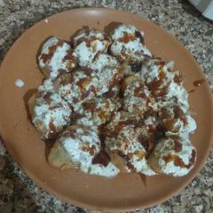A picture of Dahi Papdi Chat.