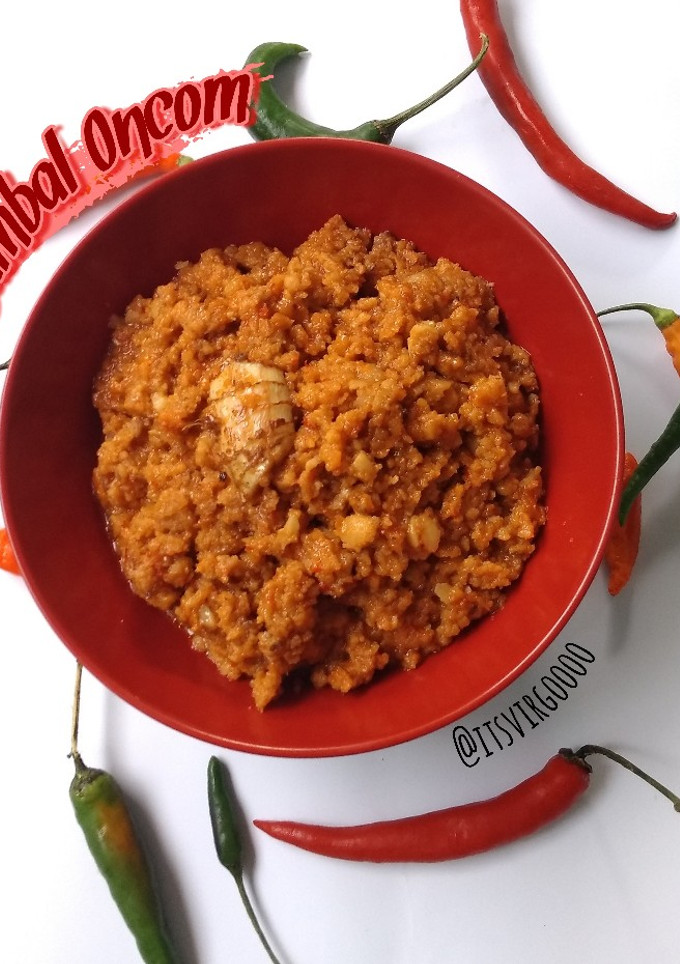 Foto resep #331. Sambal Oncom (isian lontong)