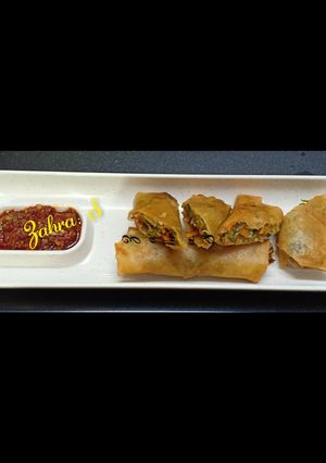 A picture of Veg Spring Rolls.