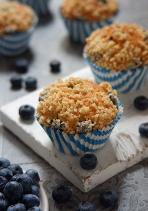 Foto resep Streusel Blueberry Muffin