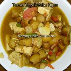 A picture of Tumis Cecek Cabe Hijau.