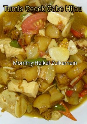 Foto resep Tumis Cecek Cabe Hijau