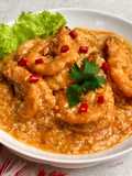 Udang Saus Singapore - Singapore Style Chilli Prawns