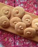 Biscoitos de caju e limão