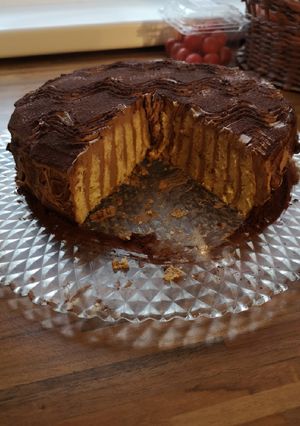 Nutellás torta recept fotója