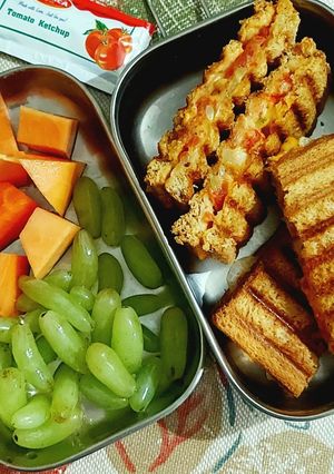 A picture of Vegetable Mayonnaise Grilled Sandwich.