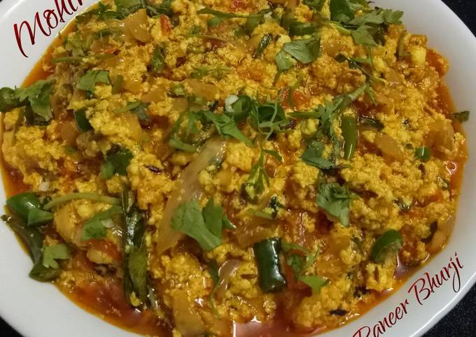 Paneer Bhurji Recipe By Mohini Gupta Cookpad