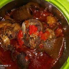 A picture of Cowleg pepper soup 🍲.
