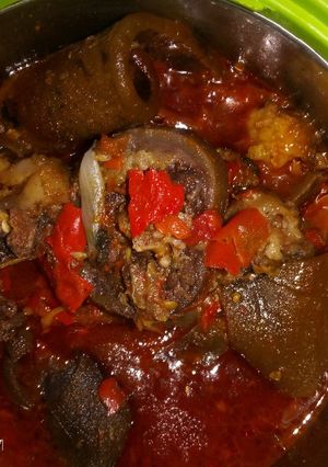 A picture of Cowleg pepper soup 🍲.