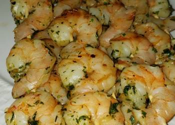 Easiest Way to Recipe Delicious Grilled Citrus herb shrimp