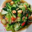 Tumis pokcoy udang