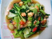 Gambar pakcoy udang