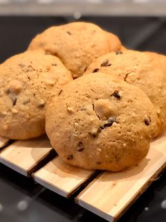 Una foto de Cookies rellenas de chocolate