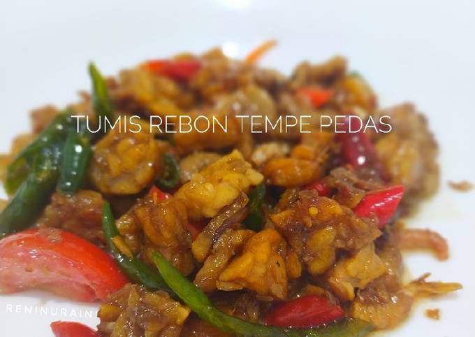 Tumis Rebon Tempe Pedas