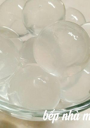 Hình của món Rau câu giọt nước.