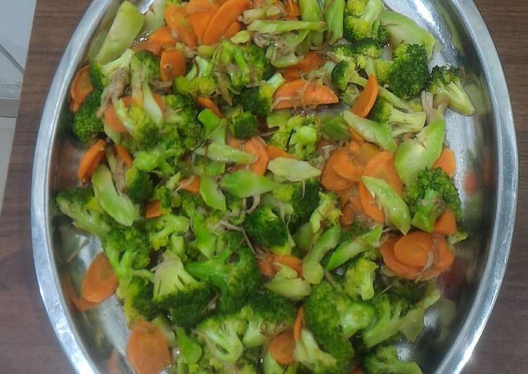 Tumis brocoli Vegetarian