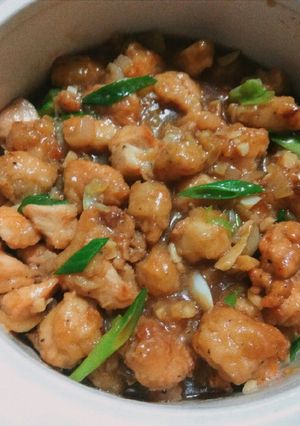 Foto resep Ayam Goreng Tepung Saus Teriyaki Madu